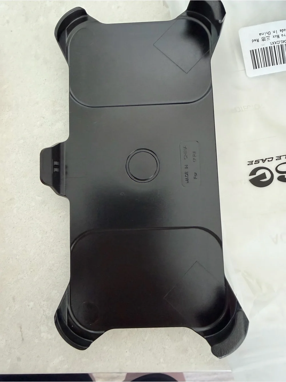 Red Heavy-Duty Magnetic Phone Case with Belt Clip for iPhone 17 Pro Max